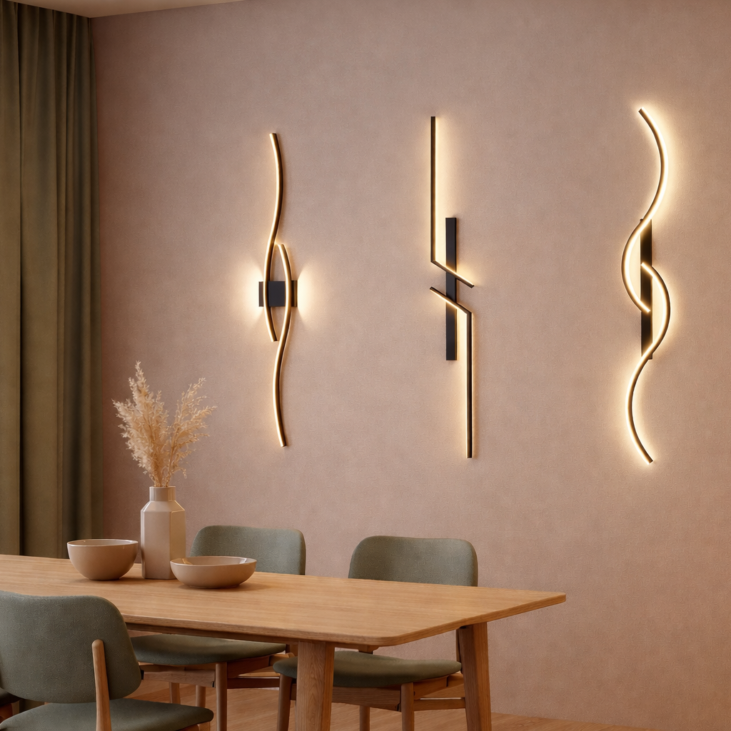 Linea — Applique murale LED sculpturale
