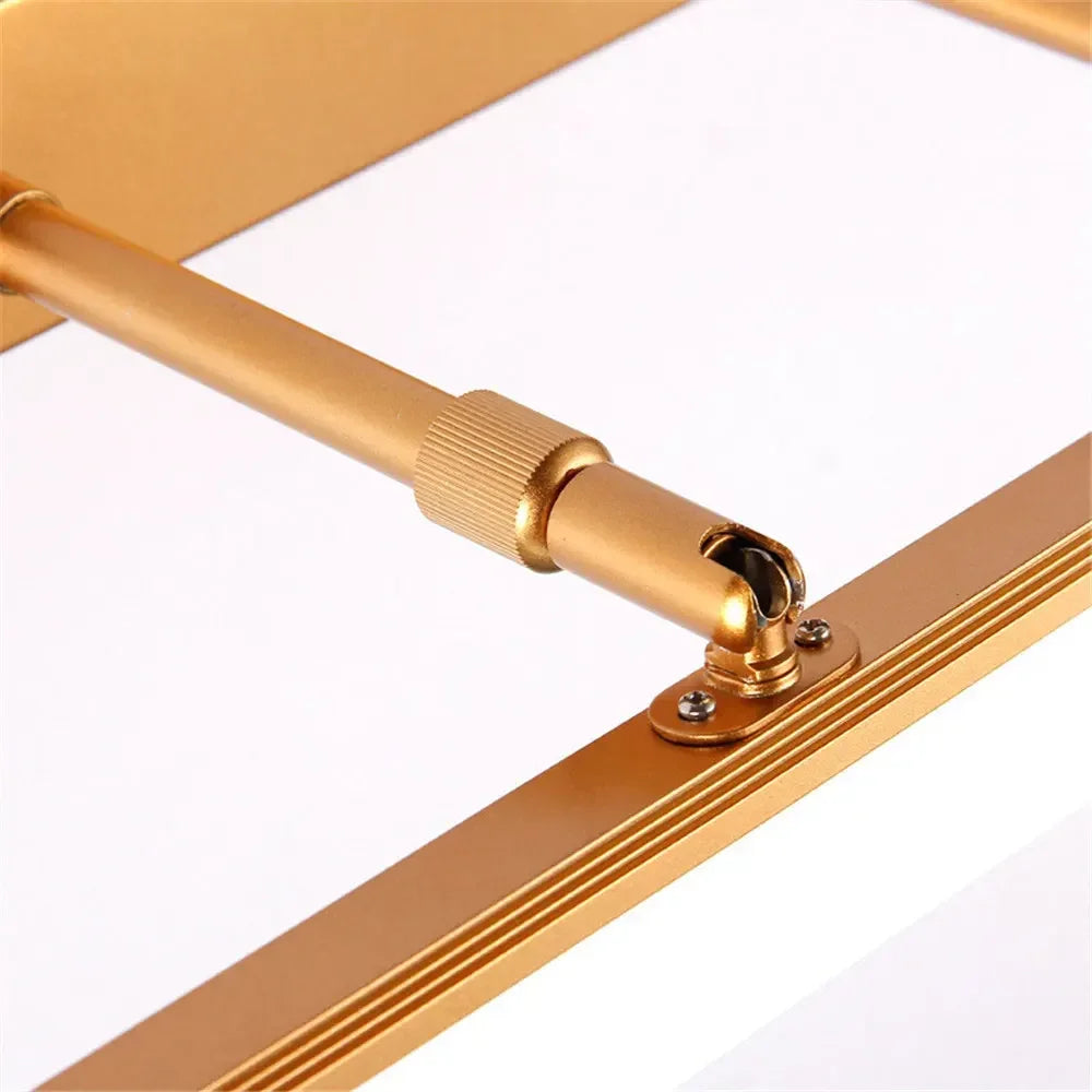 Applique Murale LED Salle de Bain Extensible – Éclairage Miroir Design Moderne – Dorée, Argentée ou Noire – 40 ou 50 cm