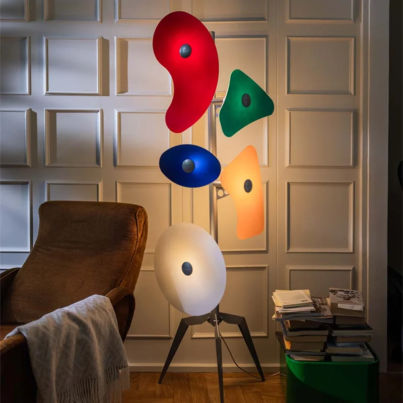 Totem — Lampadaire design multicolore sculptural (170 cm)