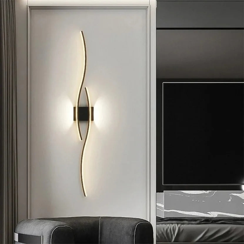 Linea — Applique murale LED sculpturale