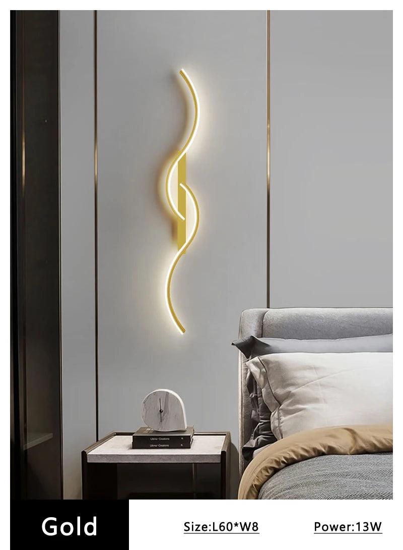 Linea — Applique murale LED sculpturale