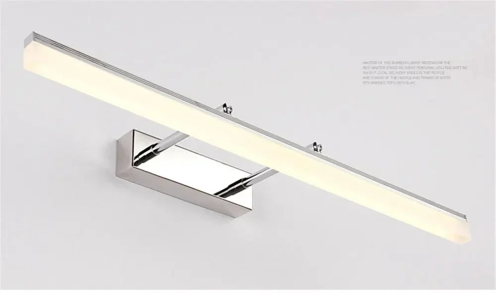 Applique Murale LED Salle de Bain Extensible – Éclairage Miroir Design Moderne – Dorée, Argentée ou Noire – 40 ou 50 cm