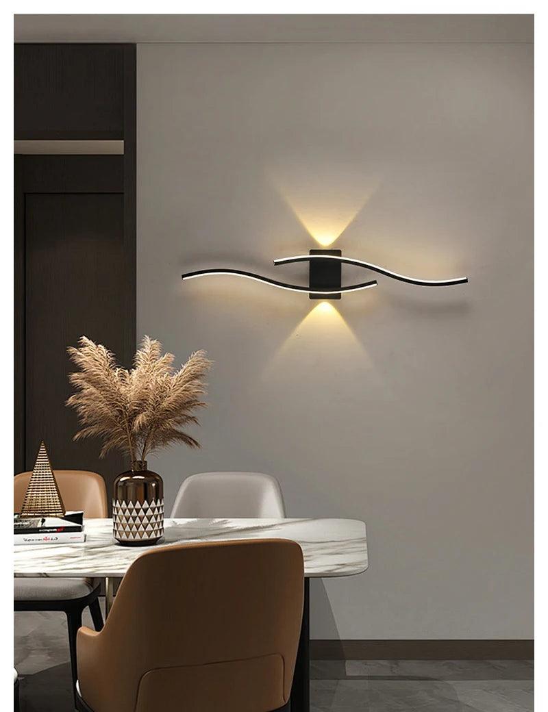 Linea — Applique murale LED sculpturale